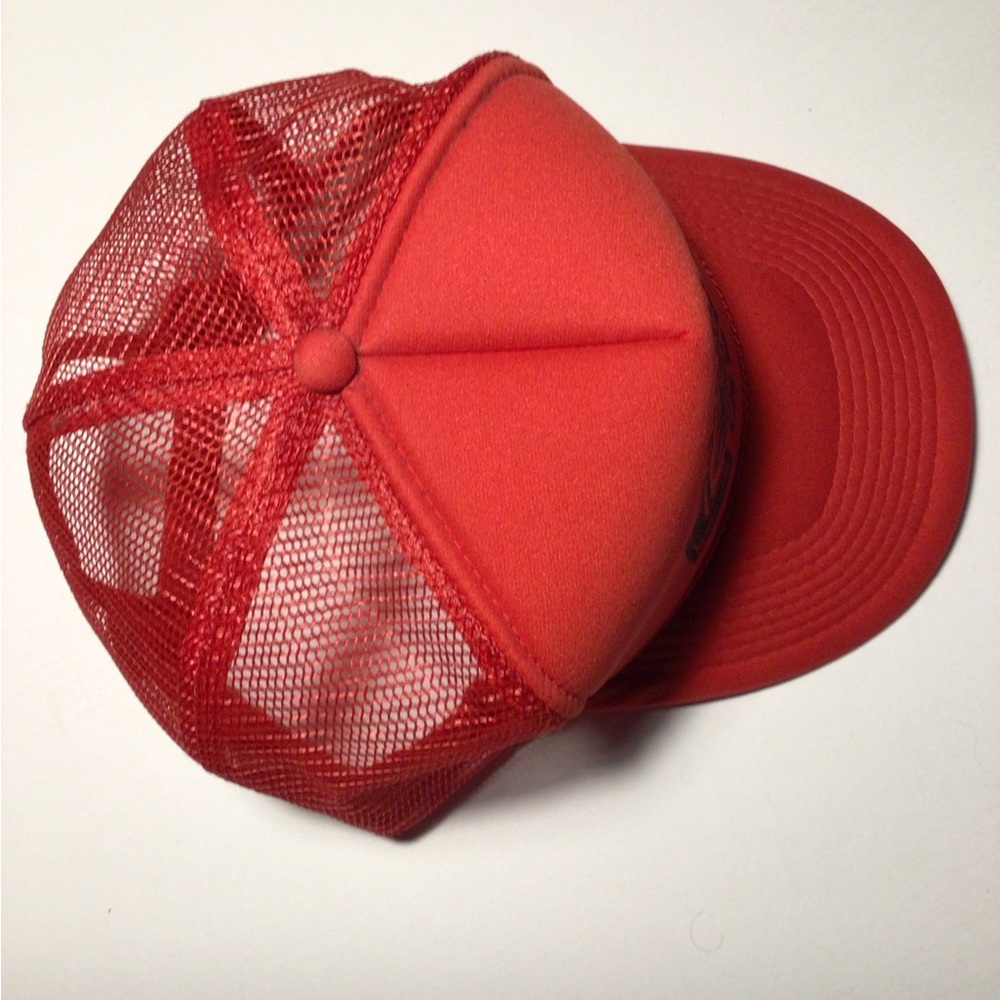 Volcom Red Trucker Hat - Picture 3 of 9